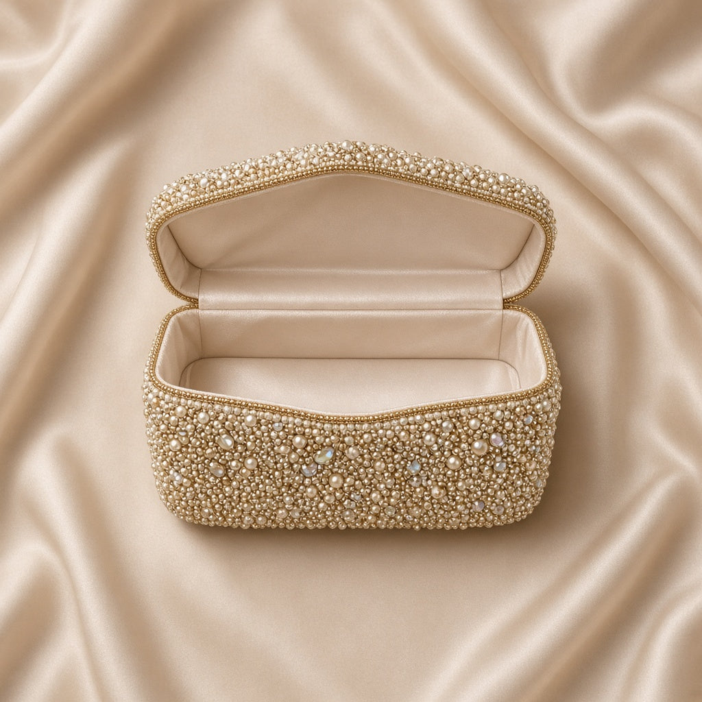 Beaded Clutch Bag view 3