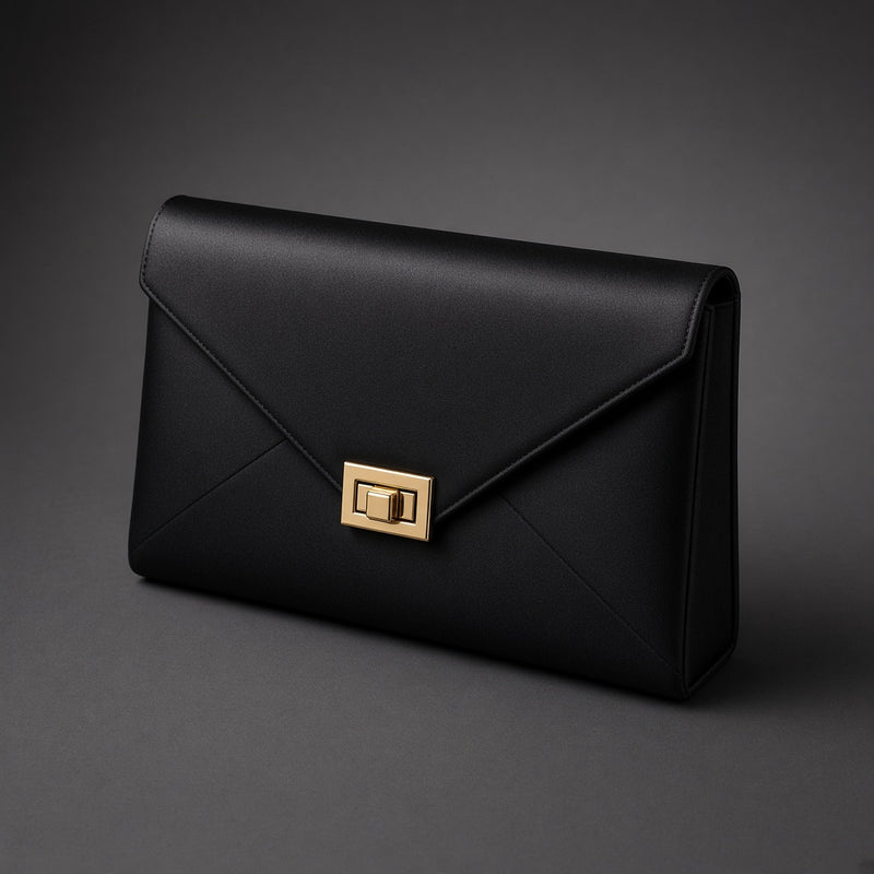 Black Evening Clutch Bag