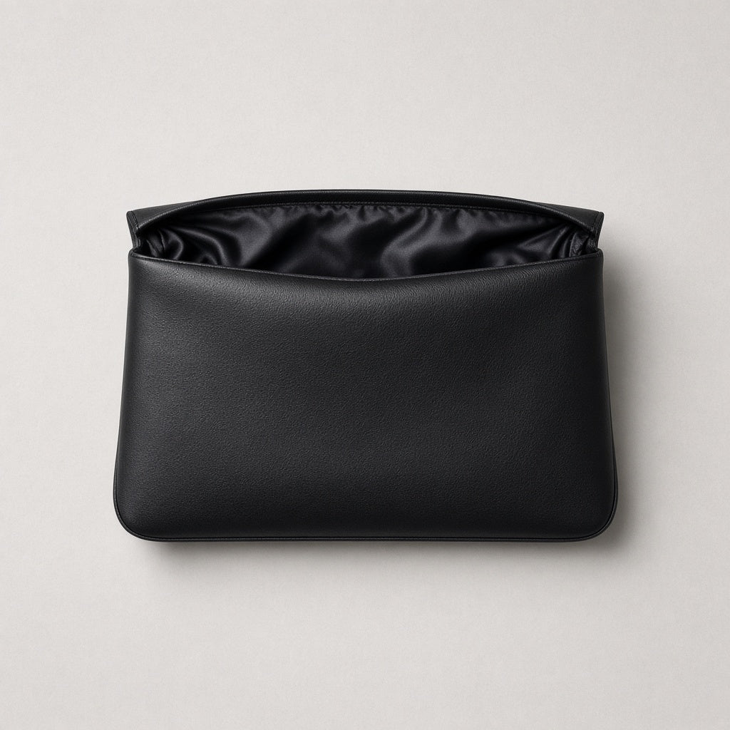 Black Evening Clutch Bag view 3