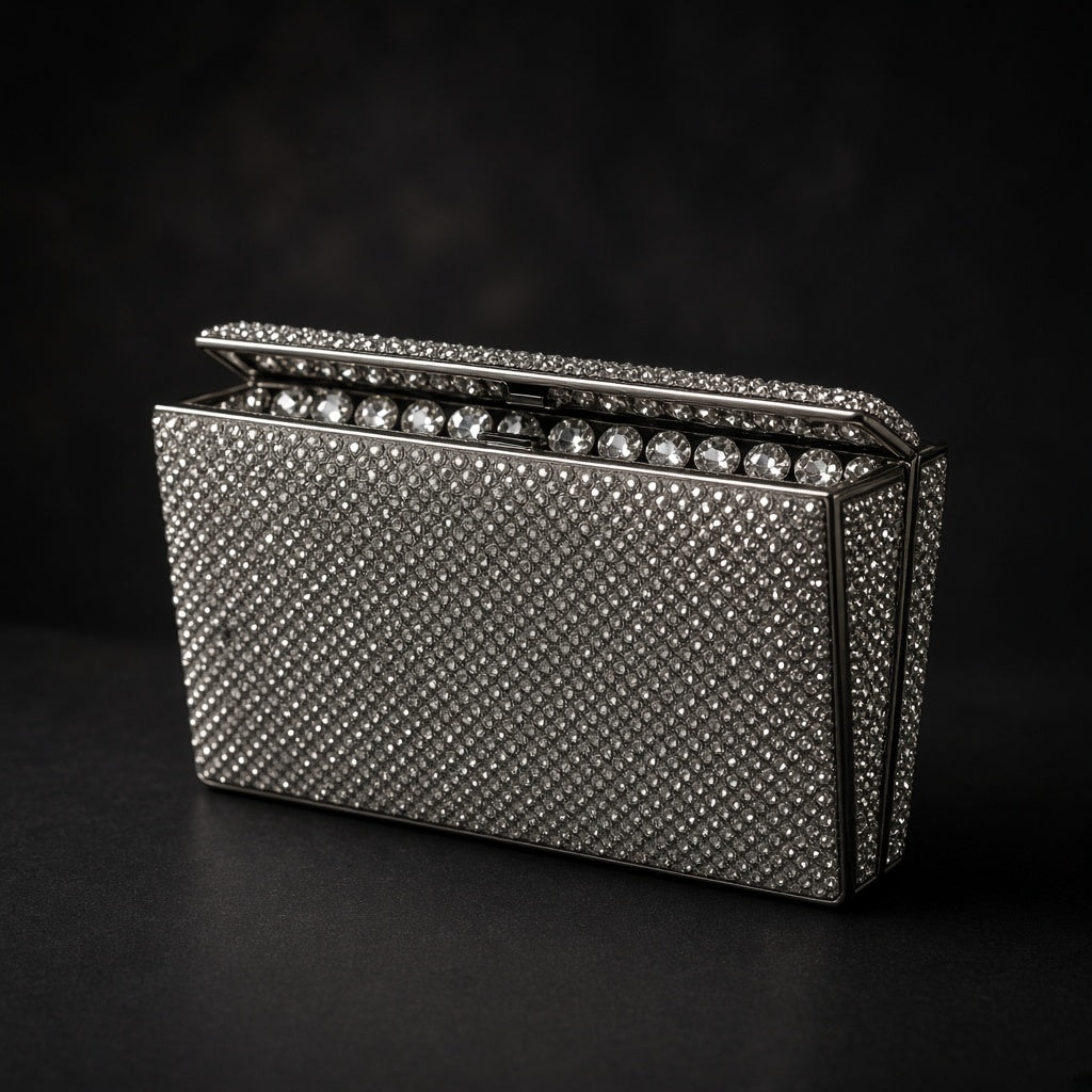 Rhinestone Evening Clutch view 3