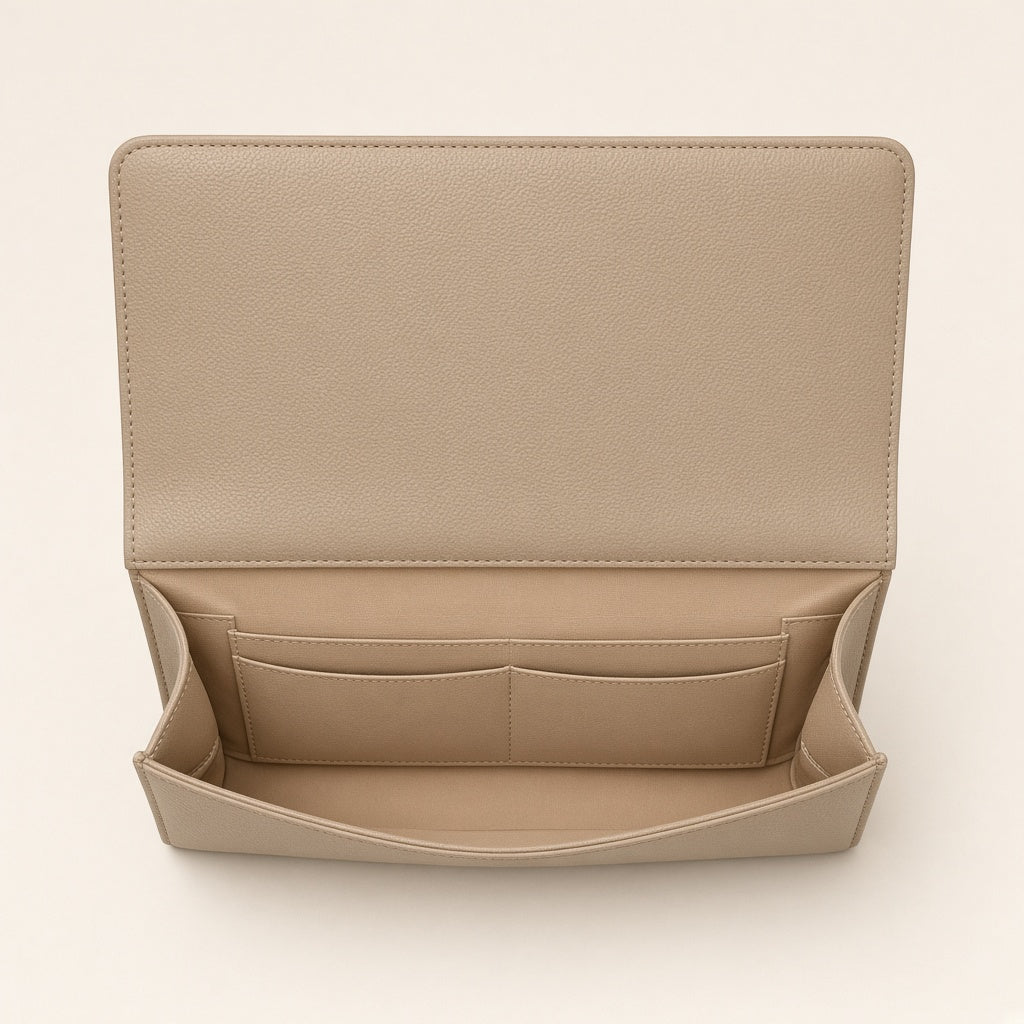 Vegan Leather Clutch Bag view 3